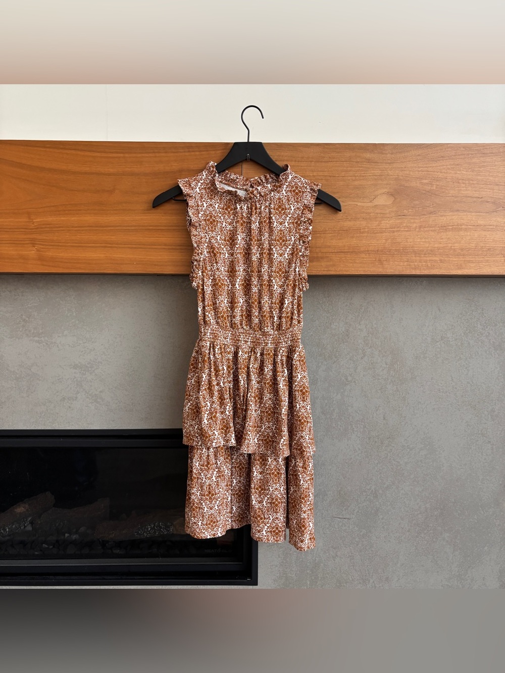 Boden Ruffle Jersey Mini Dress, Size 2R